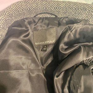 Men's Banana Republic Herringbone Topcoat, Size M